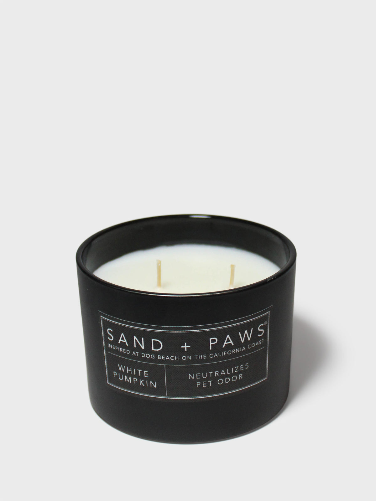 Luxurious Sand + Paws White Pumpkin 12 oz scented candle