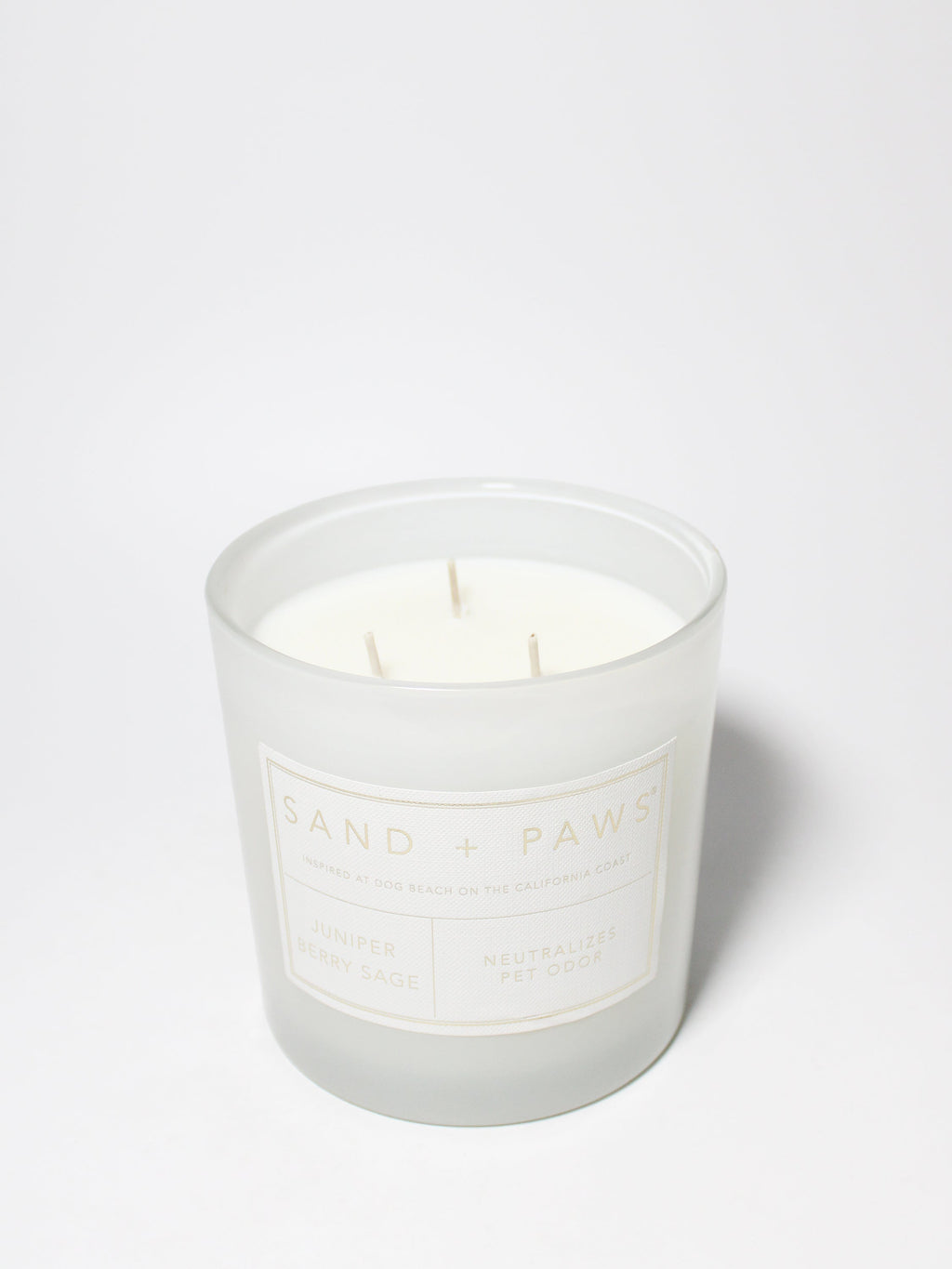 Luxurious Sand + Paws Juniper Berry Sage 21 oz scented candle