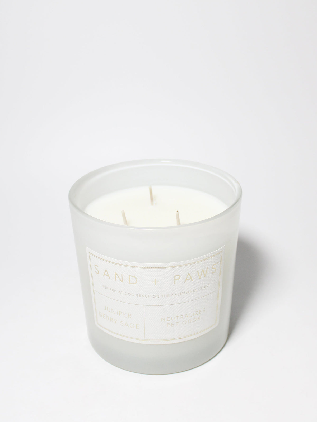 Luxurious Sand + Paws Juniper Berry Sage 21 oz scented candle