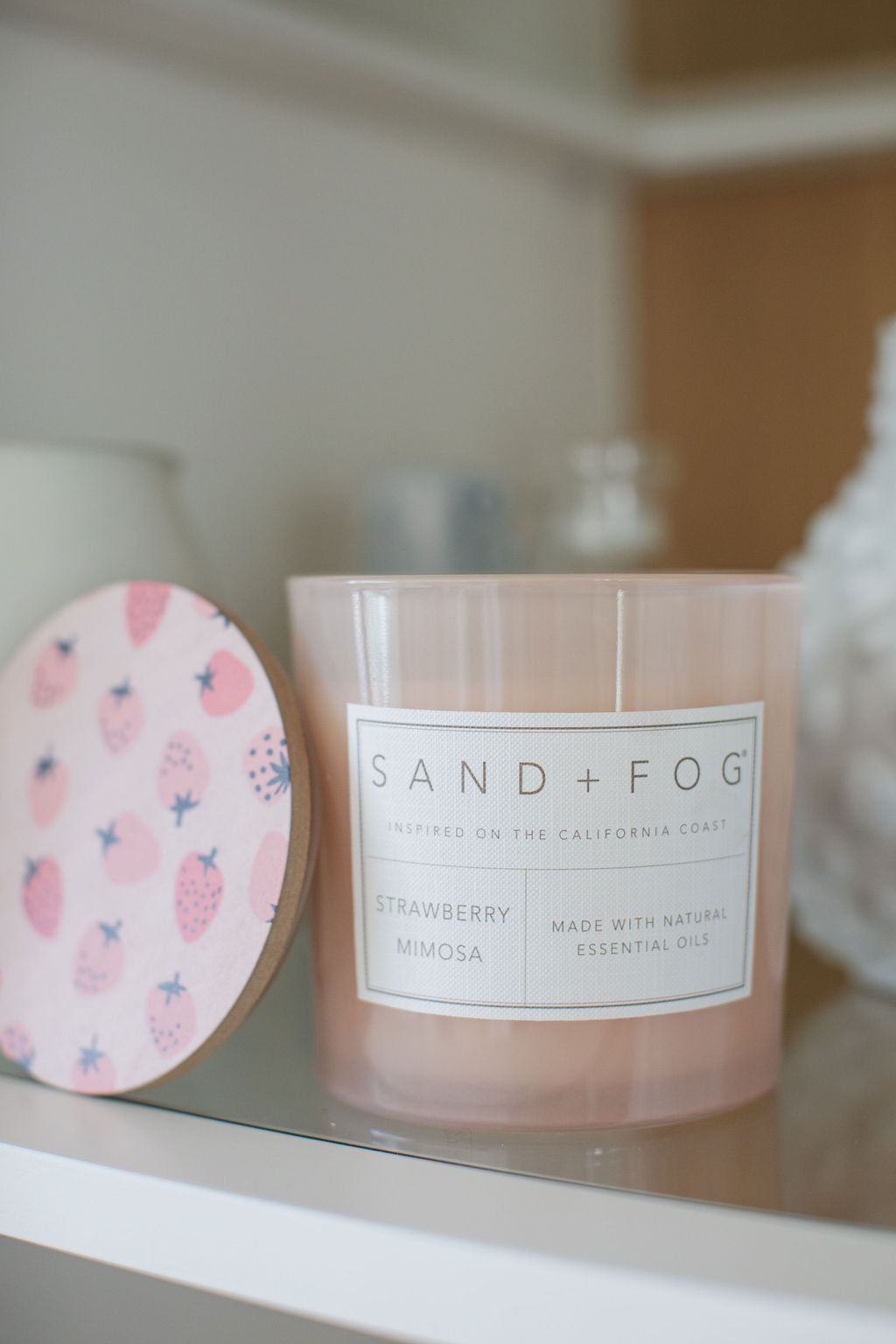 Luxurious Strawberry Mimosa 21 oz scented candle