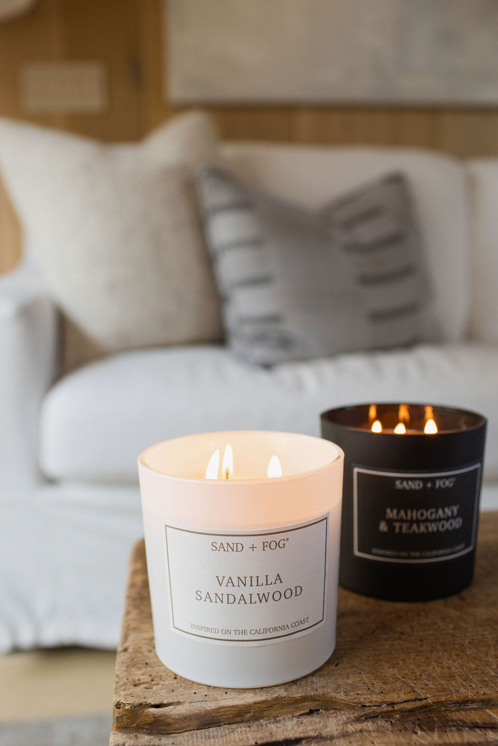 Luxurious Vanilla Sandalwood 21 oz scented candle
