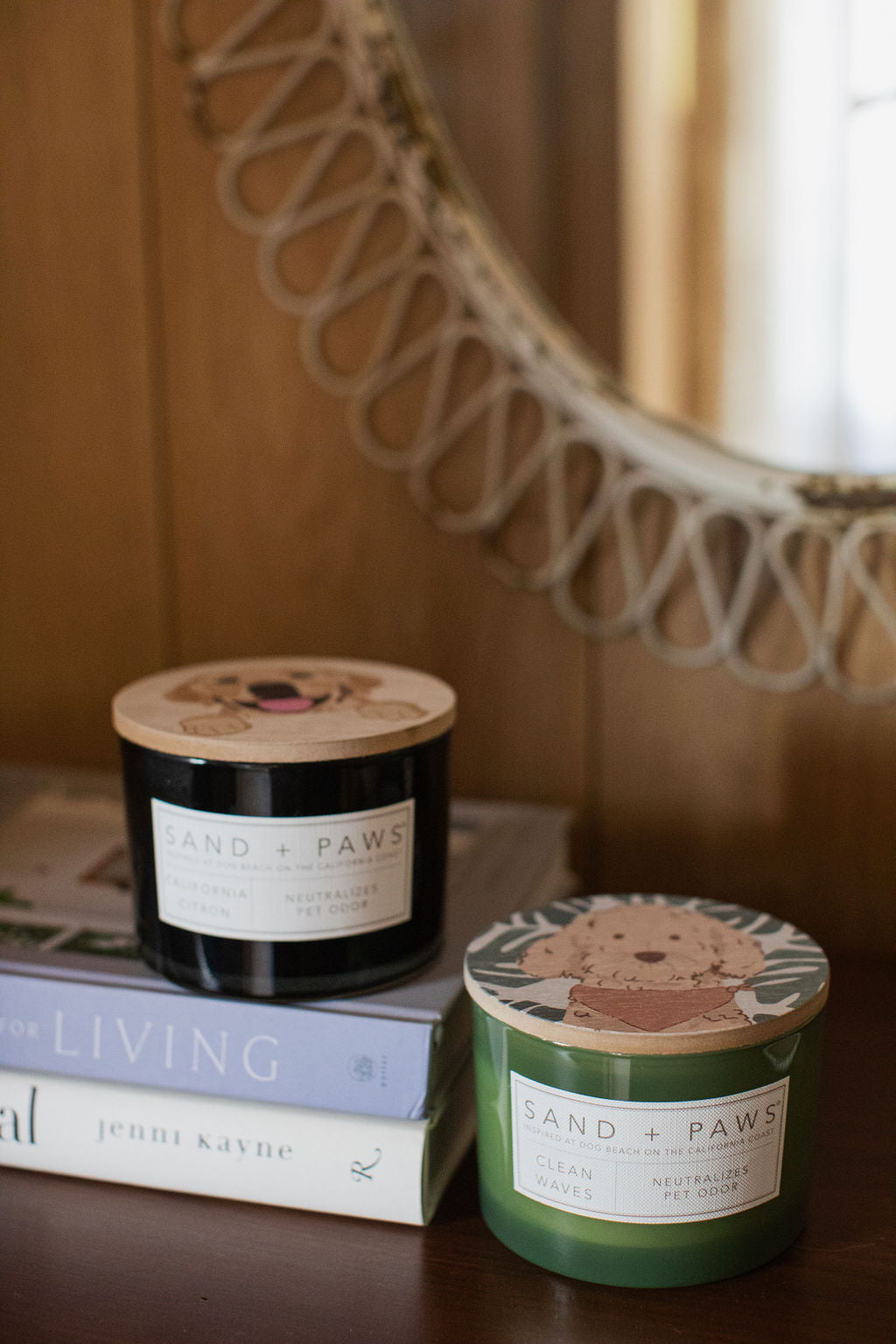 Luxurious Sand + Paws Clean Waves 12 oz scented candle