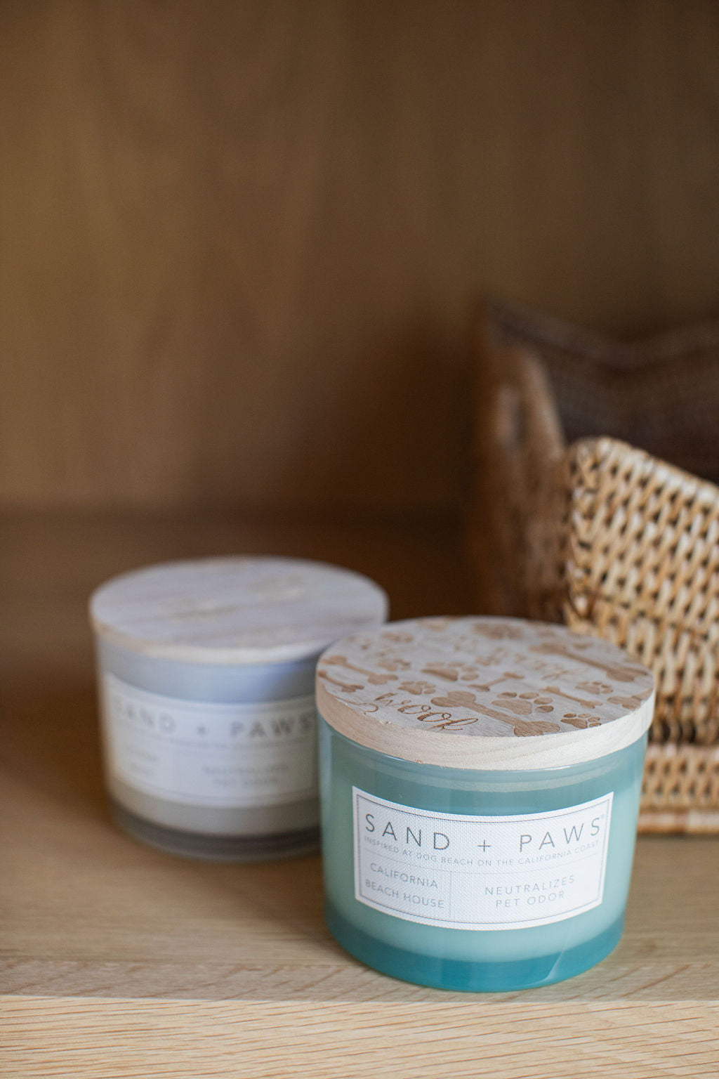 Luxurious Sand + Paws California Beach House 12 oz scented candle
