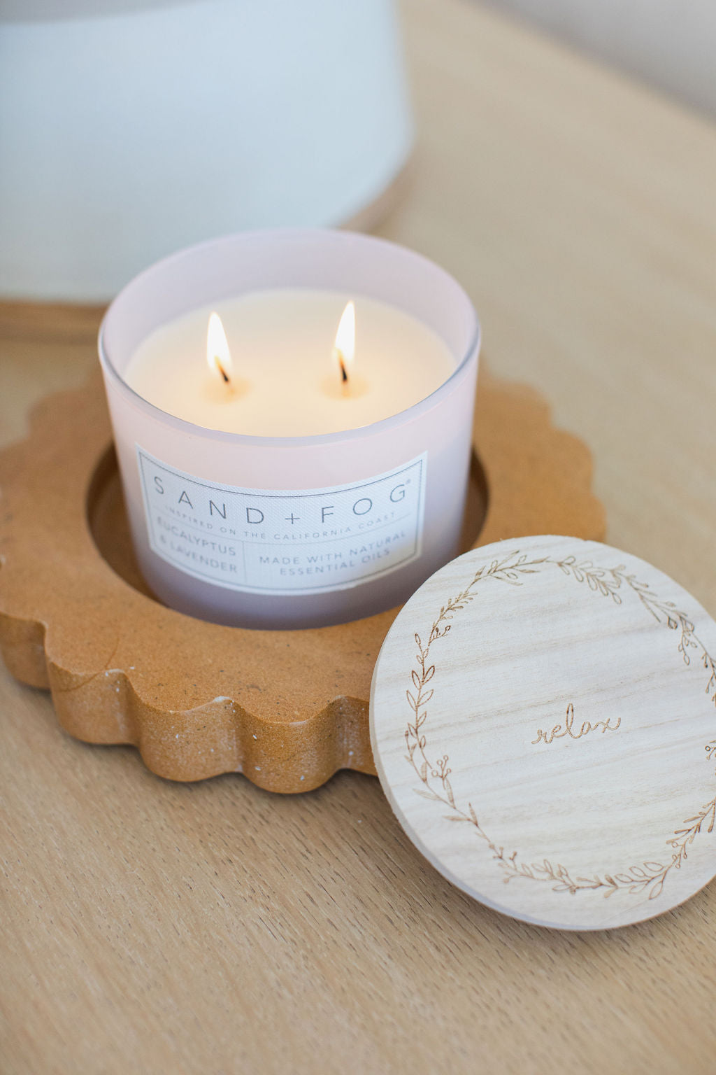Luxurious Eucalyptus & Lavender 12 oz scented candle