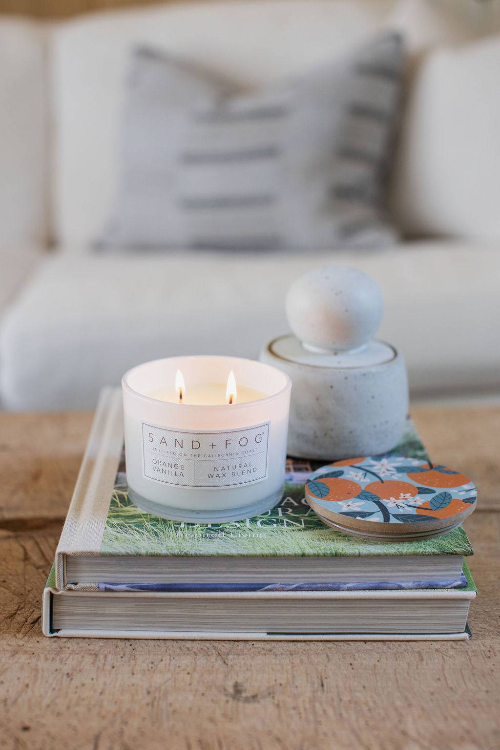 Luxurious Orange Vanilla 12 oz scented candle