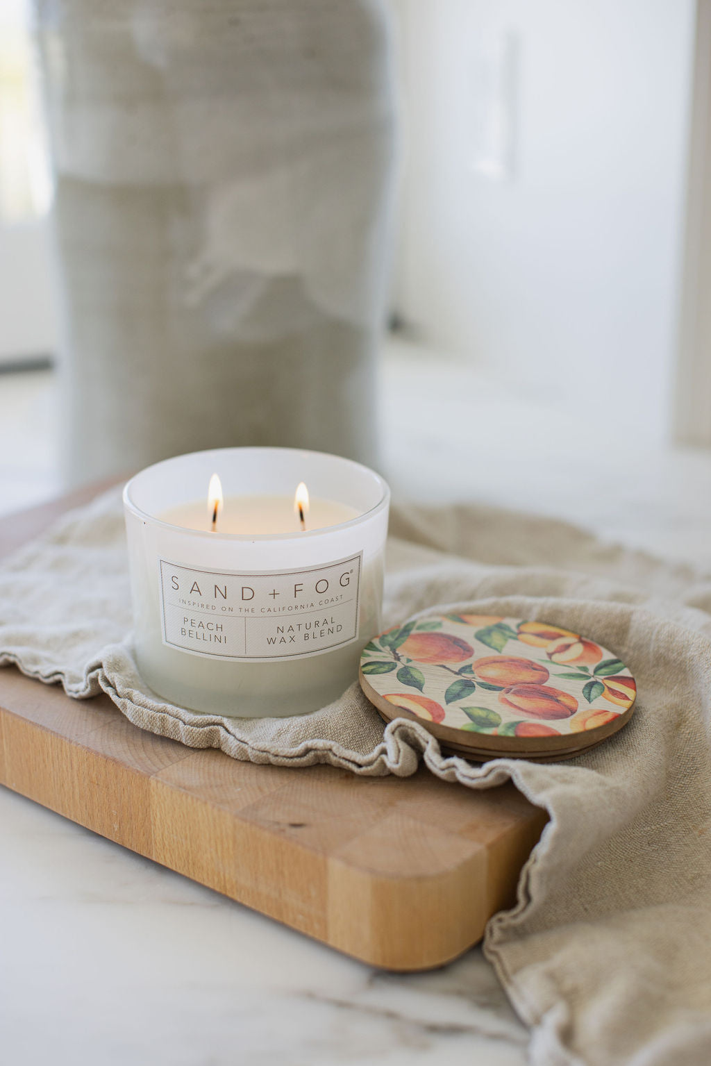 Luxurious Peach Bellini 12 oz scented candle