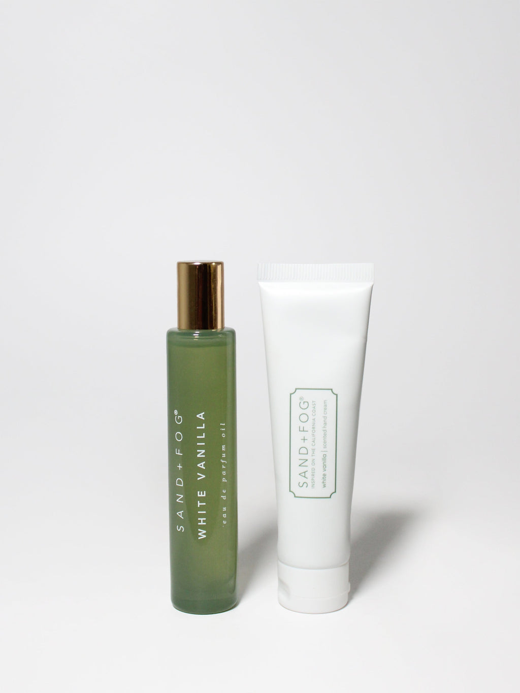 Signature Hand Cream and Perfume Oil Rollerball Set - White Vanilla