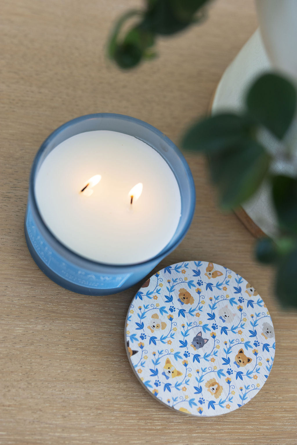 Luxurious Sand + Paws Ocean & Driftwood 12 oz scented candle