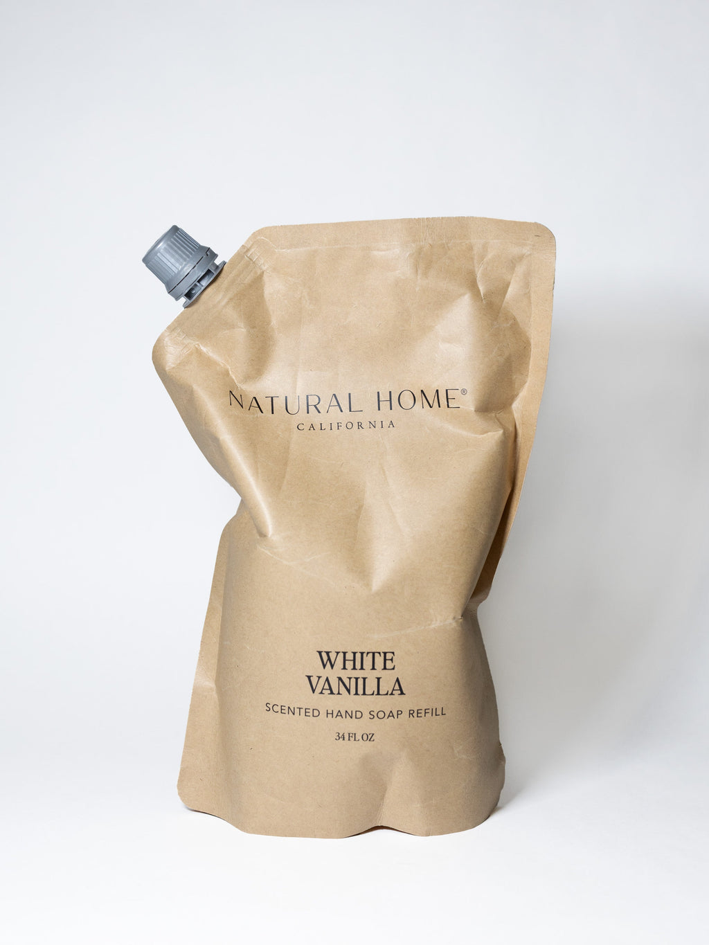 Convenient White Vanilla Natural Home 34 oz Liquid Hand Soap Refill Bag