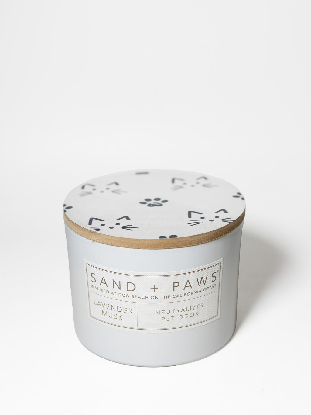 Luxurious Sand + Paws Lavender Musk 12 oz scented candle