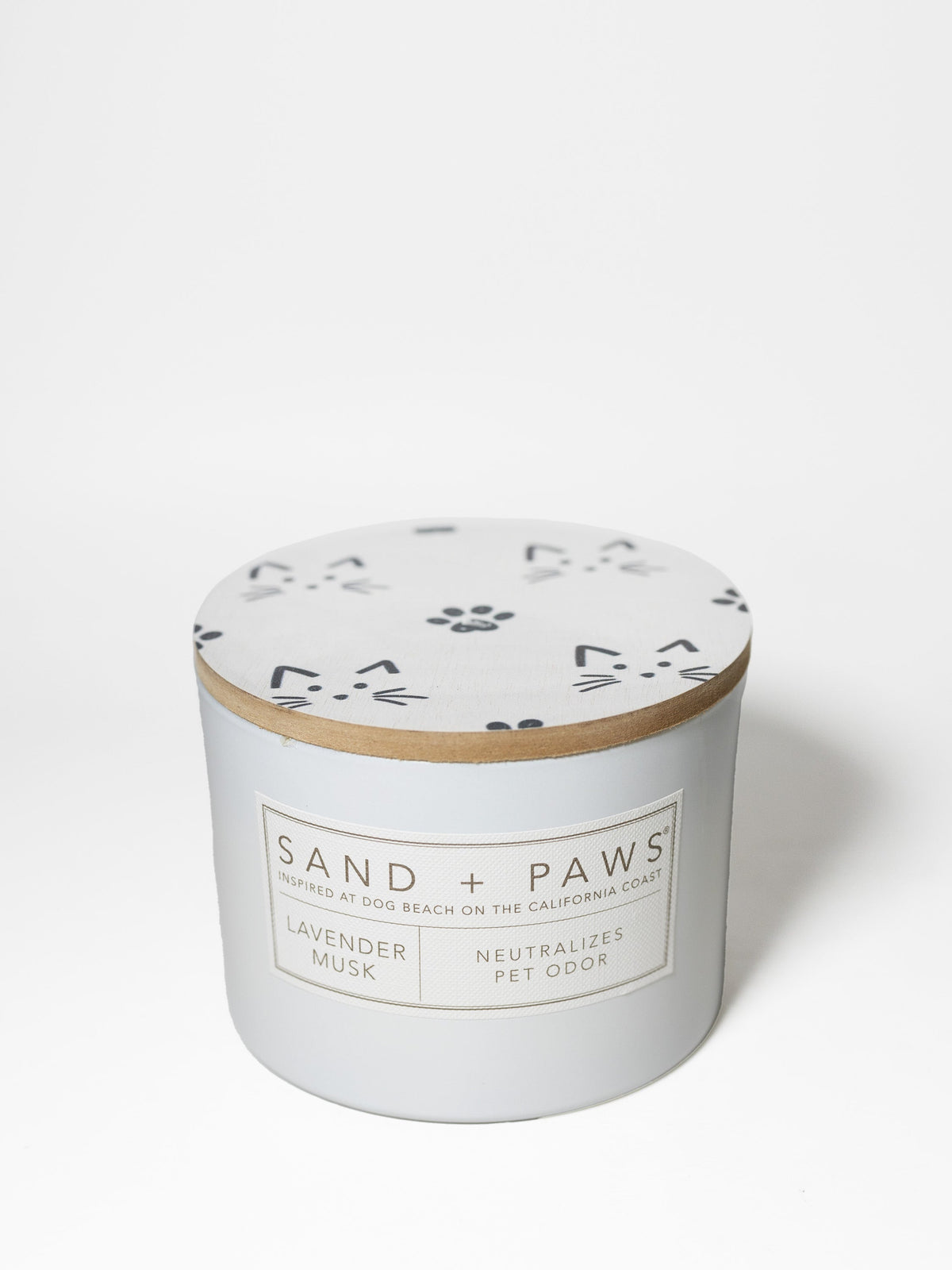 Luxurious Sand + Paws Lavender Musk 12 oz scented candle