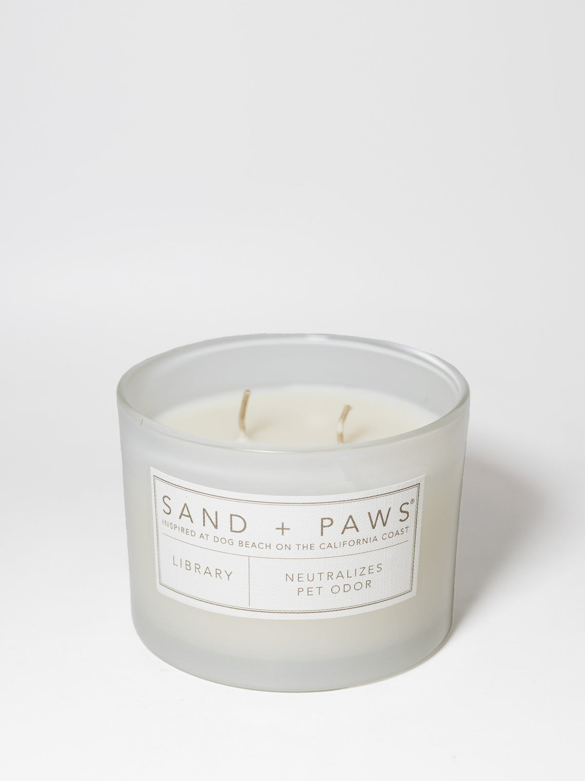 Luxurious Sand + Paws Library 12 oz scented candle
