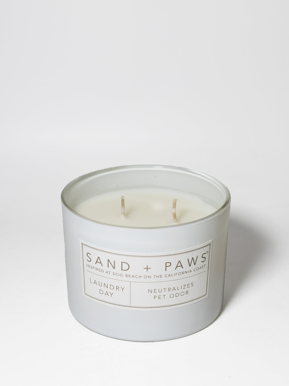 Luxurious Sand + Paws Laundry Day 12 oz scented candle