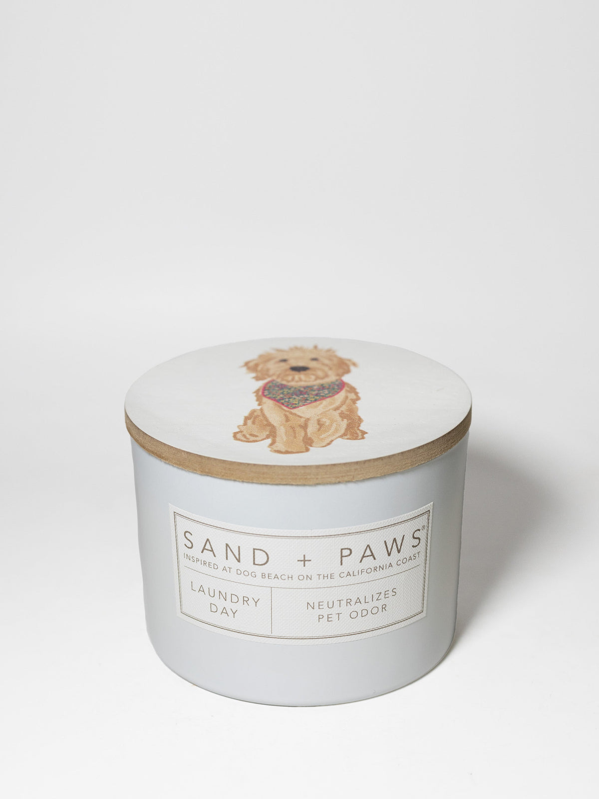 Luxurious Sand + Paws Laundry Day 12 oz scented candle