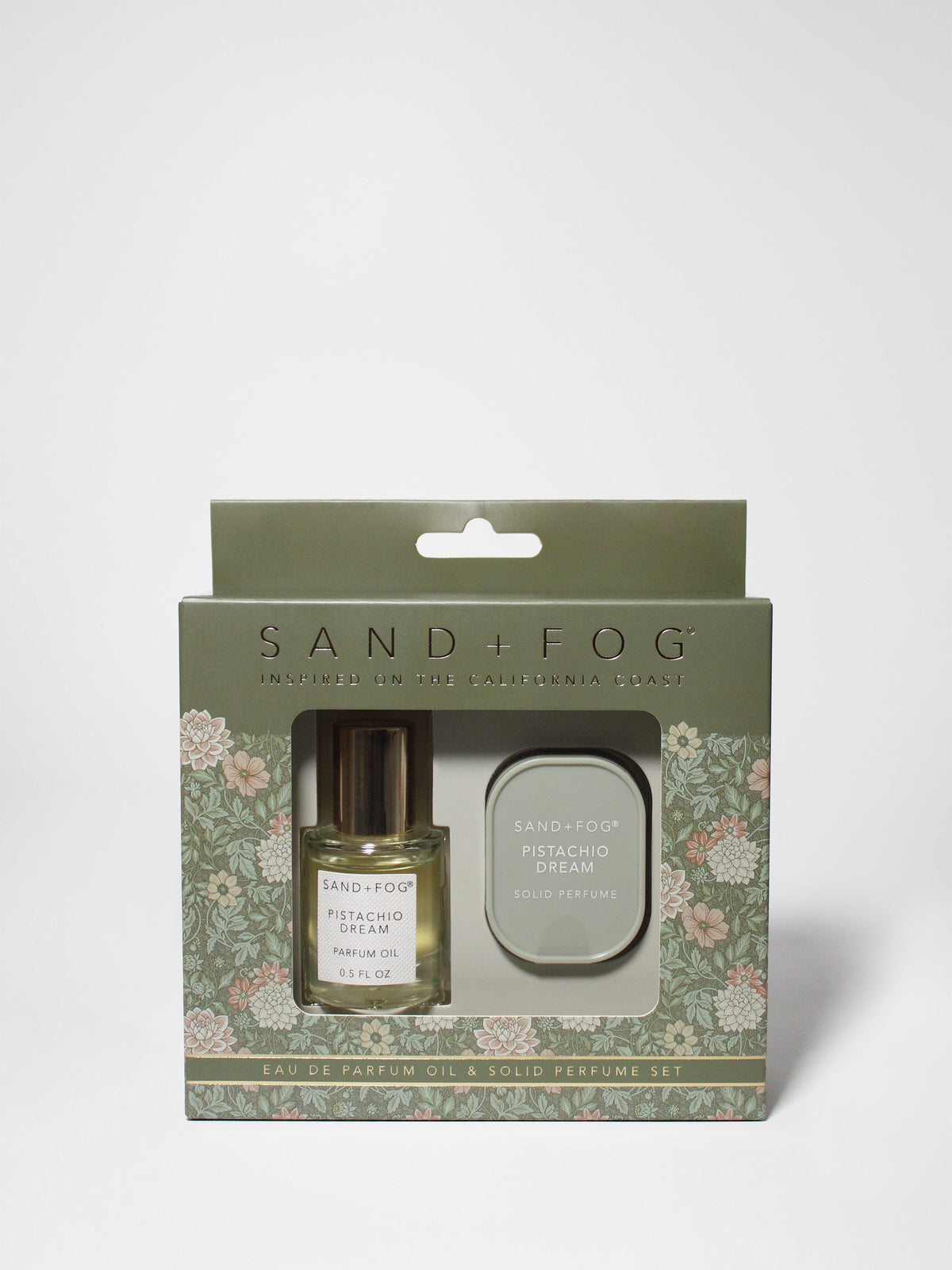 Curated Perfume Oil Rollerball and Solid Perfume Set - Pistachio Dream