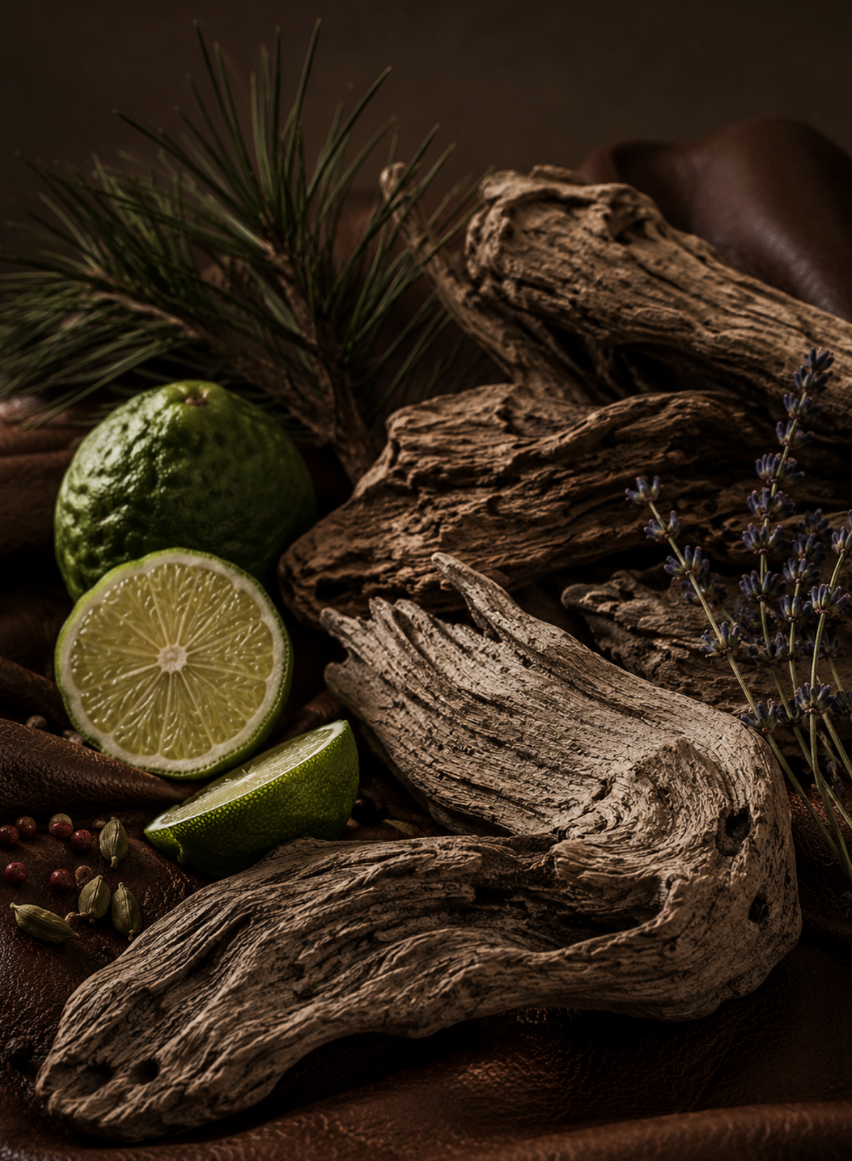 Captivating Driftwood & Leather 50ml Perfume Oil Dropper