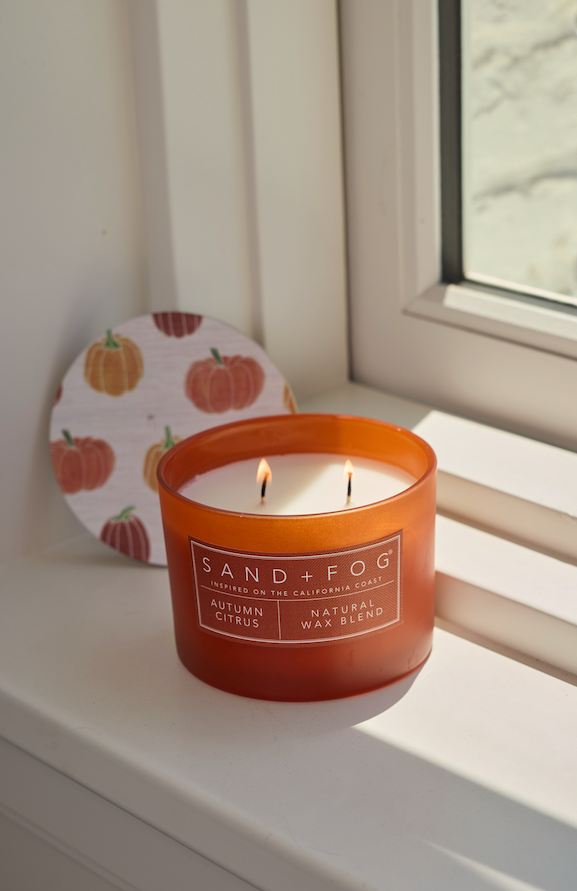 Luxurious Autumn Citrus 12 oz scented candle