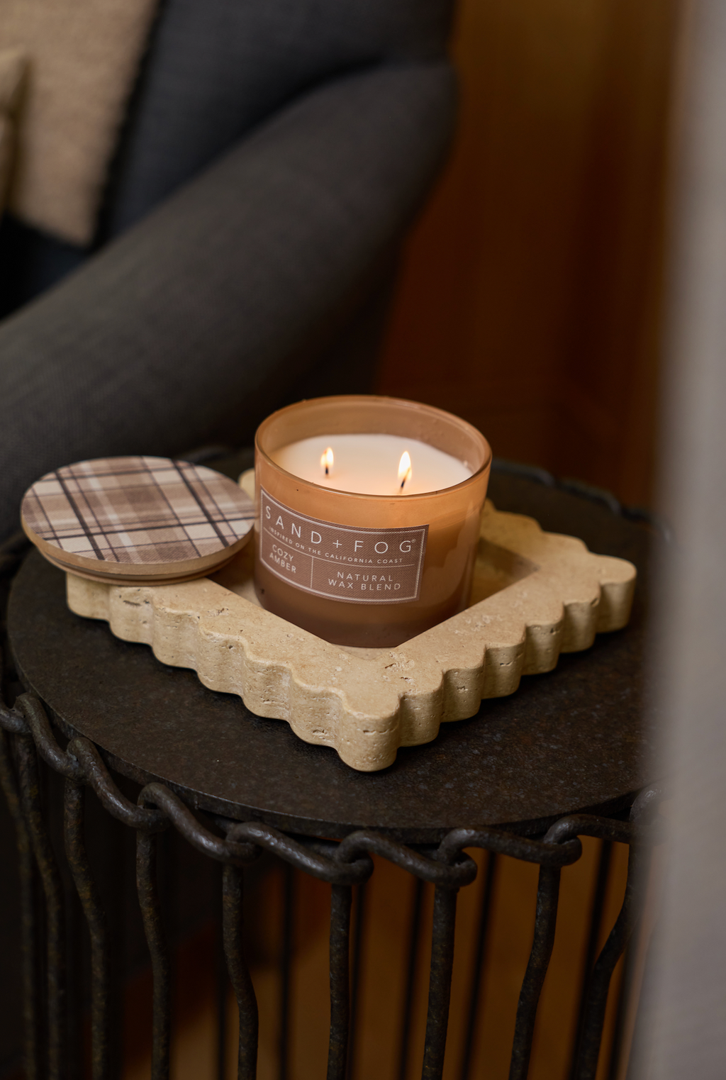 Luxurious Cozy Amber 12 oz scented candle