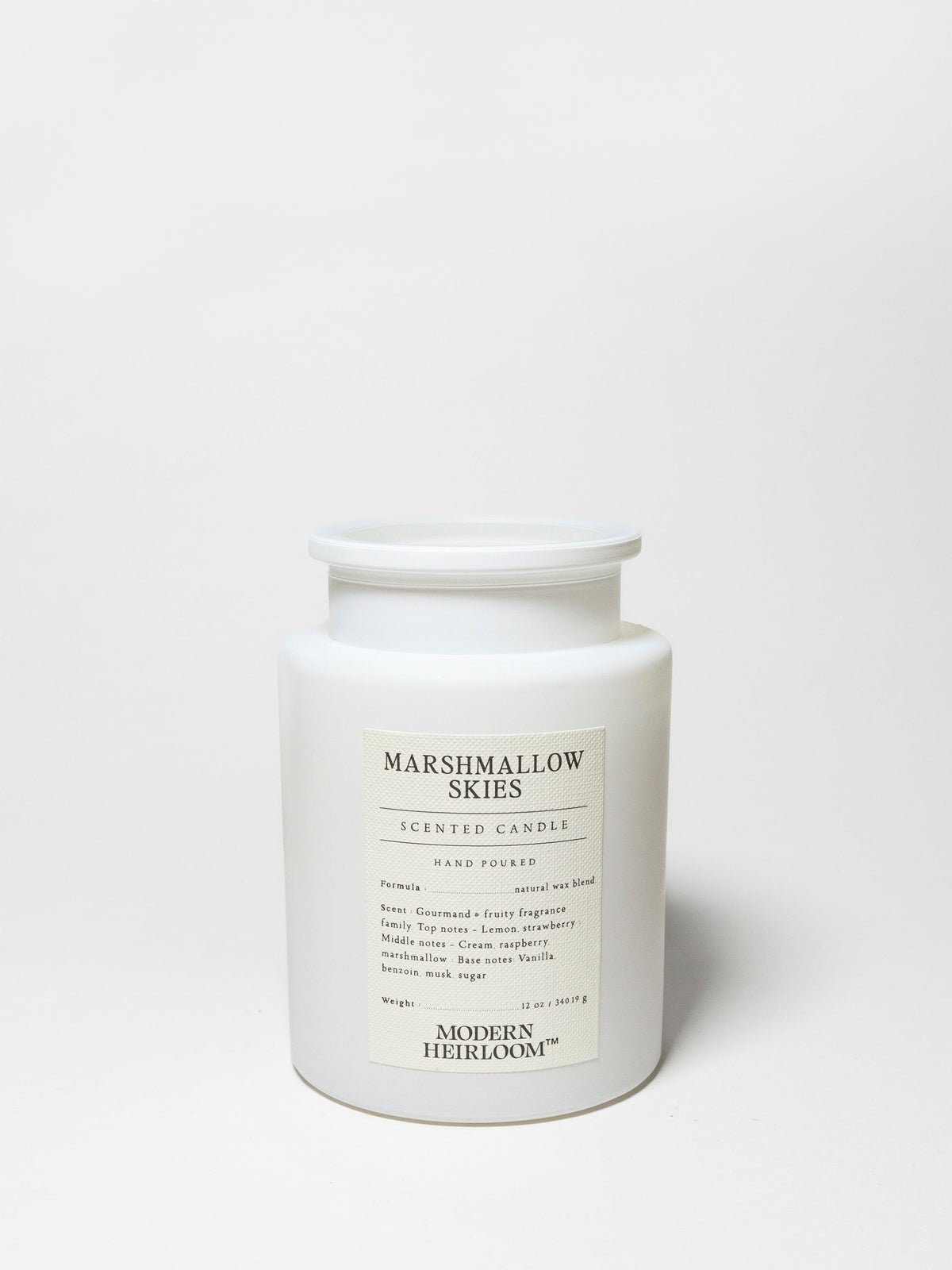 Luxurious Marshmallow Skies 12 oz scented candle