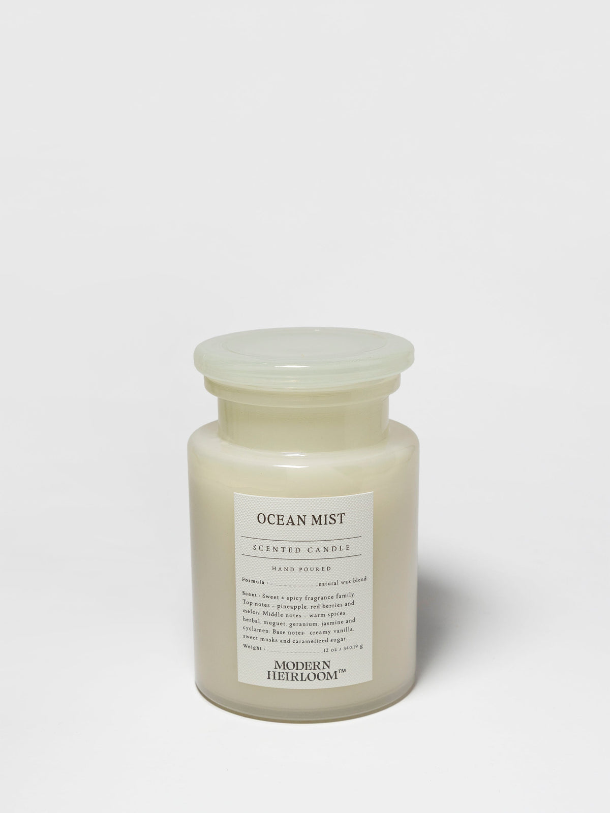 Luxurious Ocean Mist 12 oz scented candle