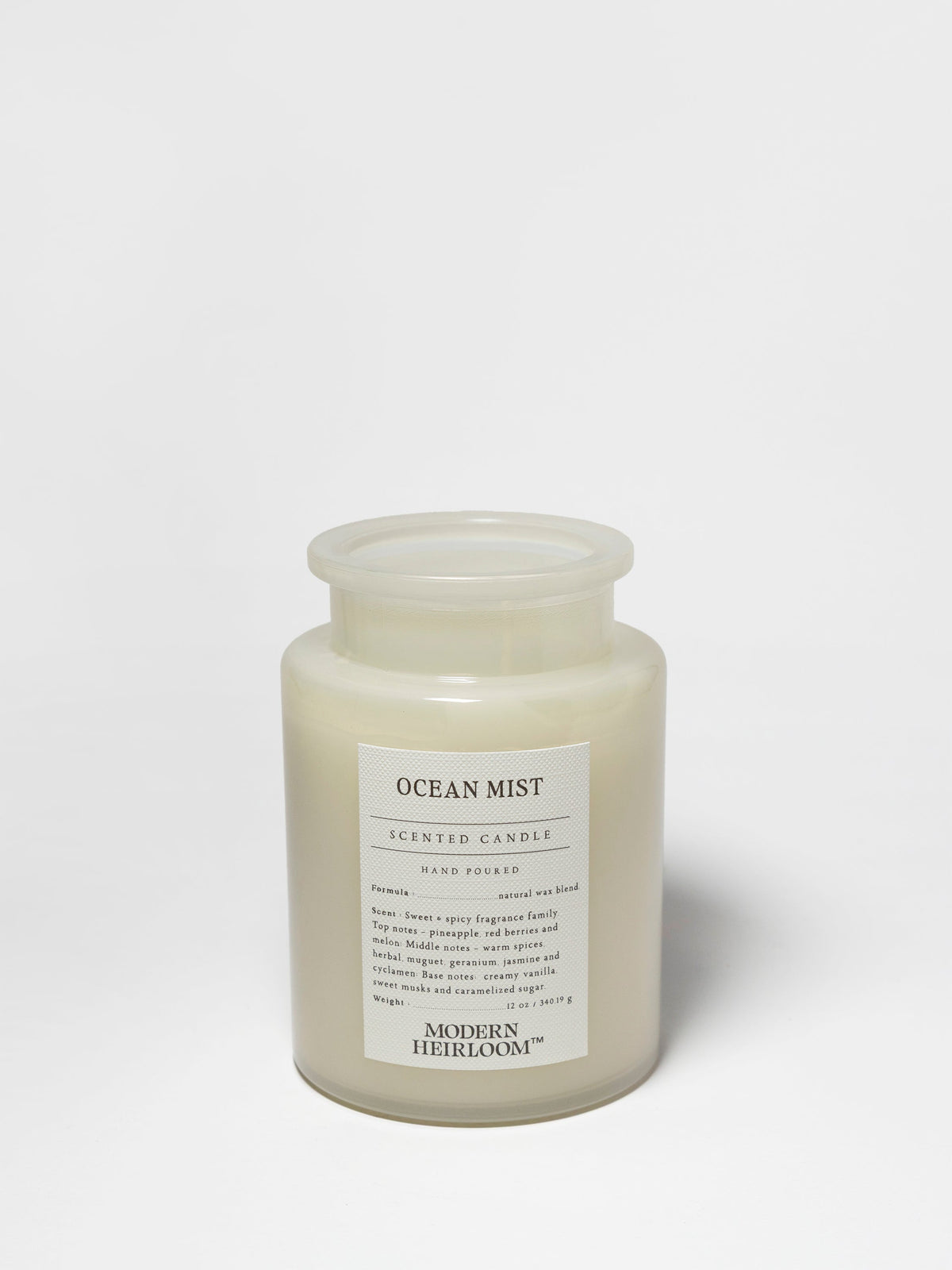 Luxurious Ocean Mist 12 oz scented candle