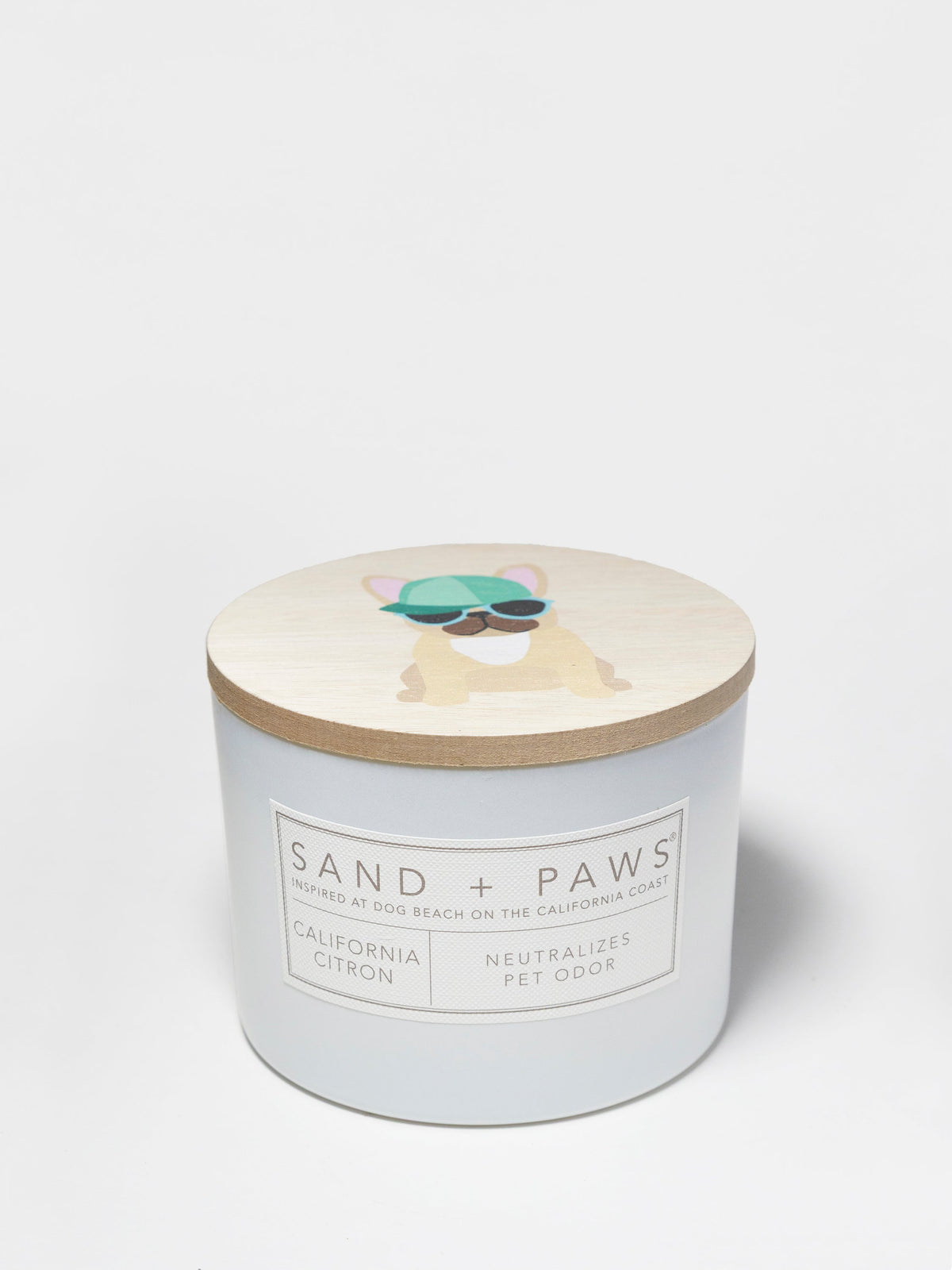 Luxurious Sand + Paws California Citron 12 oz scented candle