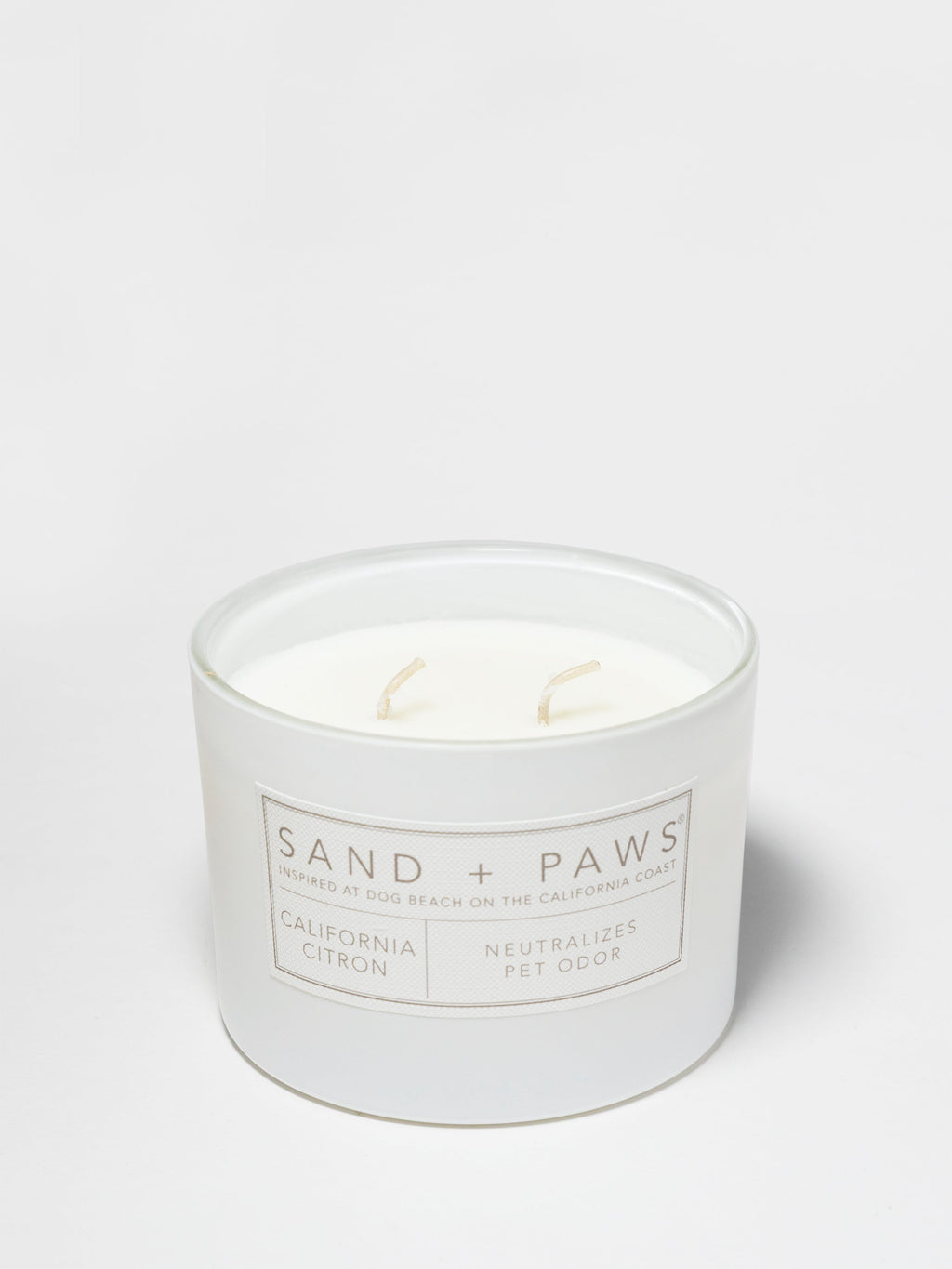 Luxurious Sand + Paws California Citron 12 oz scented candle