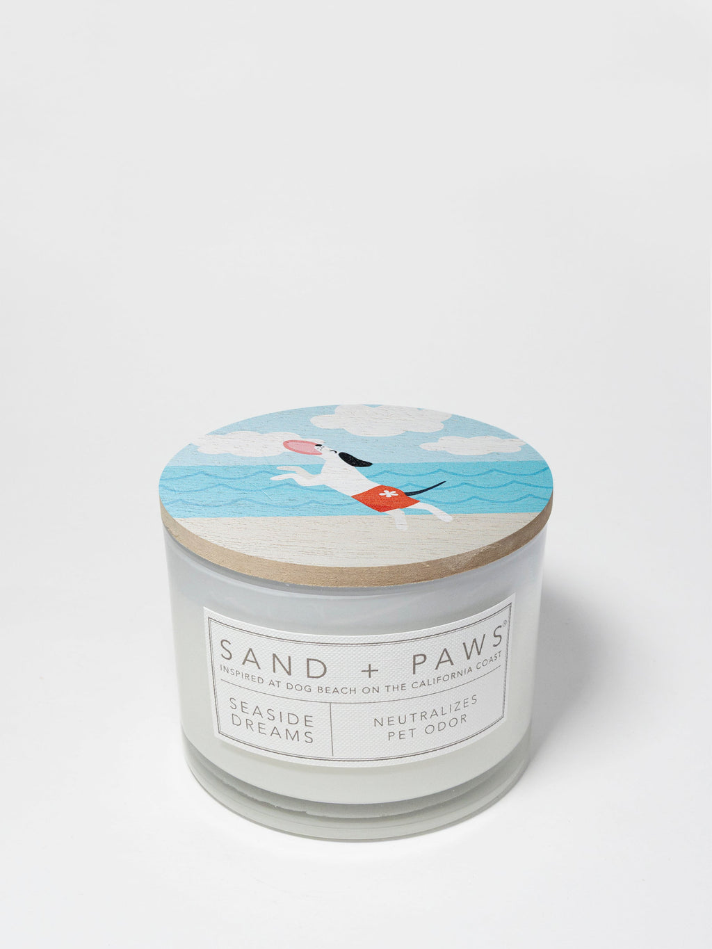 Luxurious Sand + Paws Seaside Dreams 12 oz scented candle