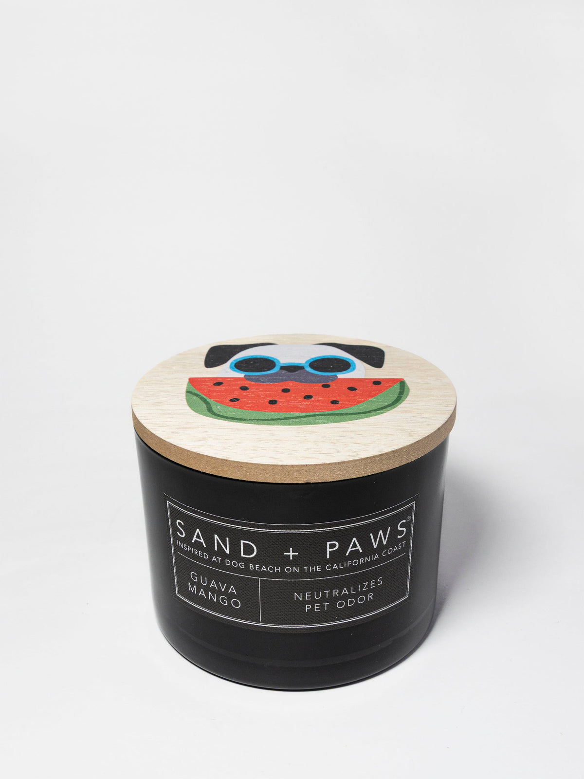 Luxurious Sand + Paws Guava Mango 12 oz scented candle