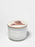 Luxurious Sand + Paws California Citron 12 oz scented candle