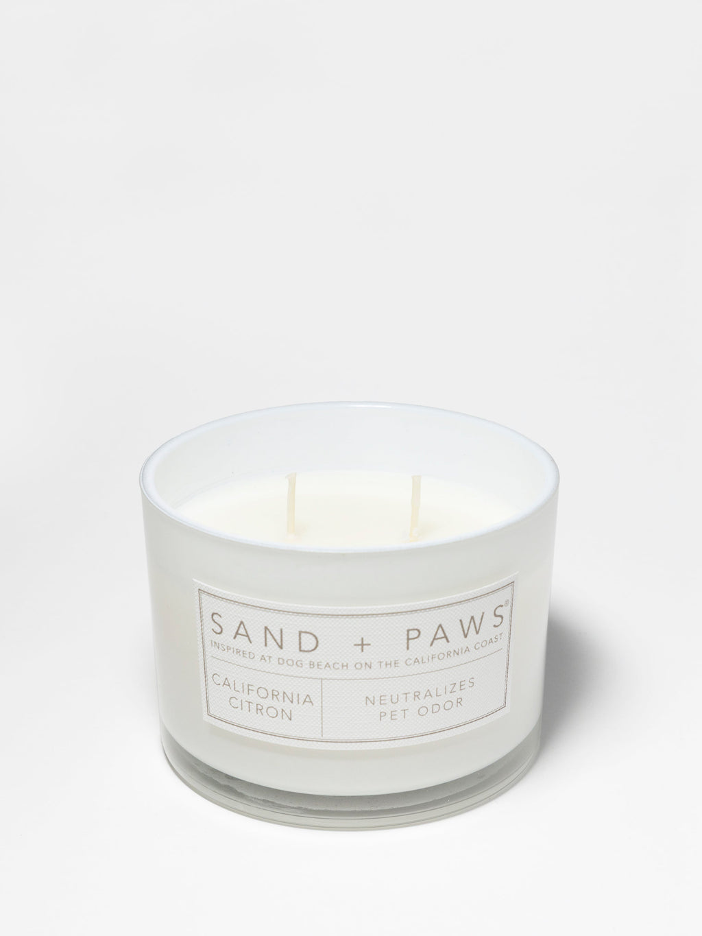 Luxurious Sand + Paws California Citron 12 oz scented candle