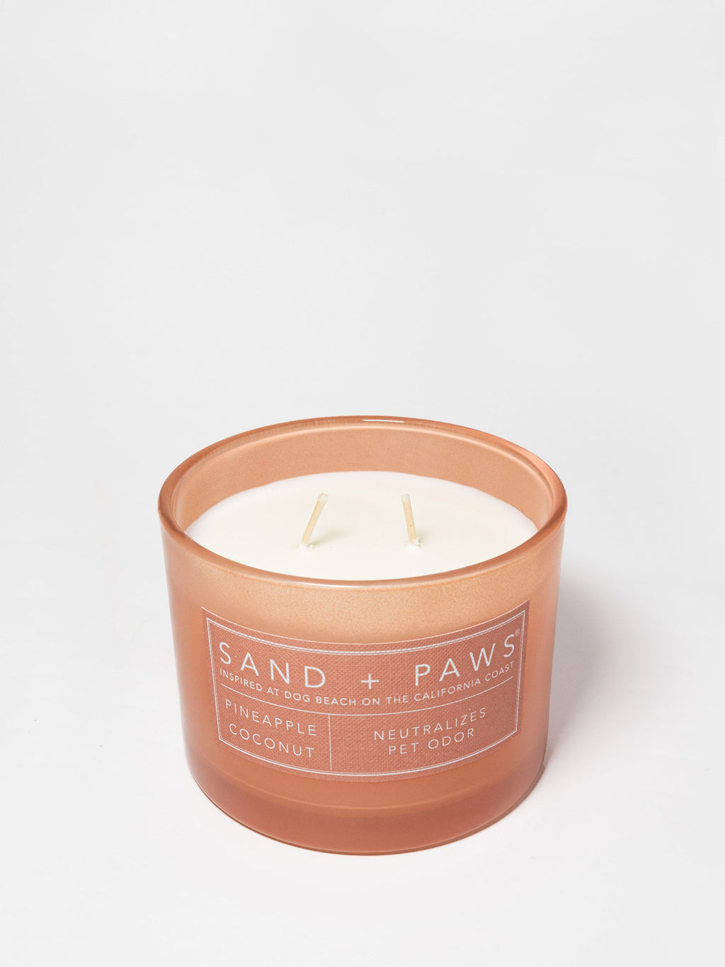 Luxurious Sand + Paws Pineapple Coconut 12 oz scented candle