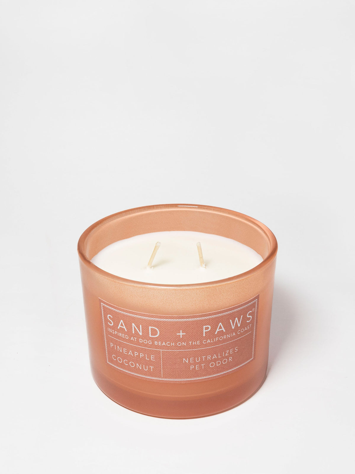 Luxurious Sand + Paws Pineapple Coconut 12 oz scented candle