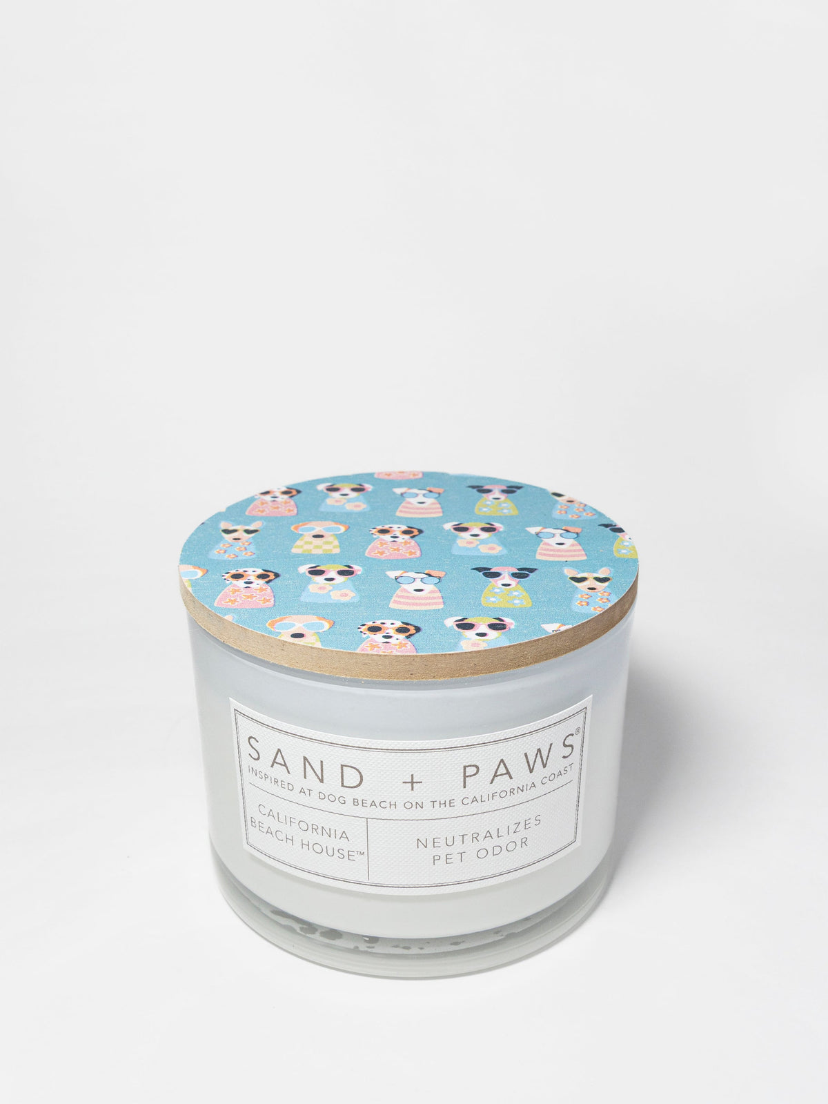 Luxurious Sand + Paws California Beach House 12 oz scented candle