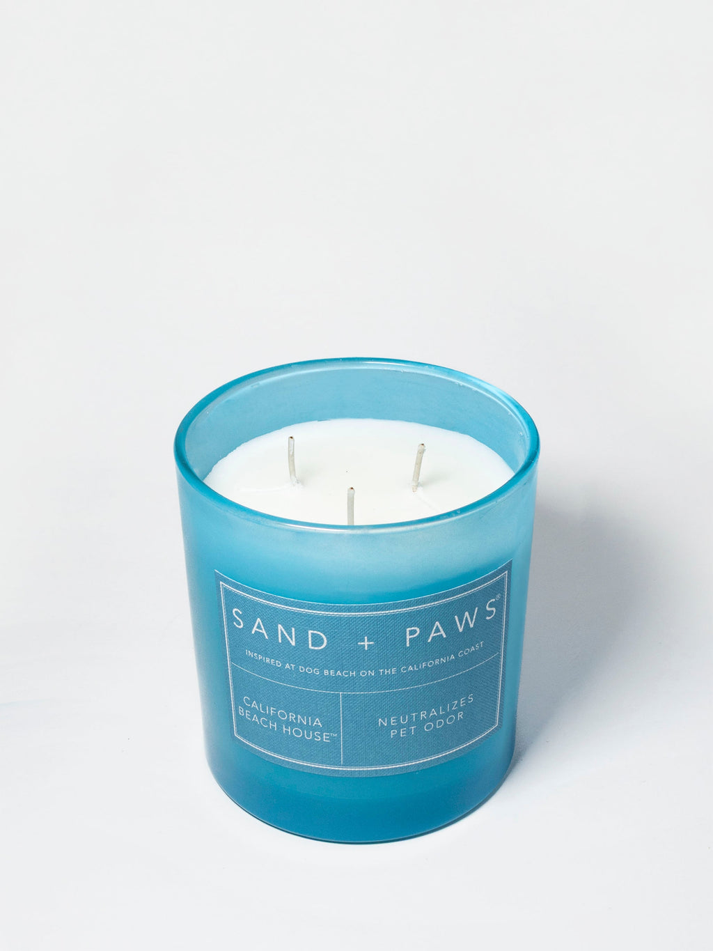 Luxurious Sand + Paws California Beach House 21 oz scented candle