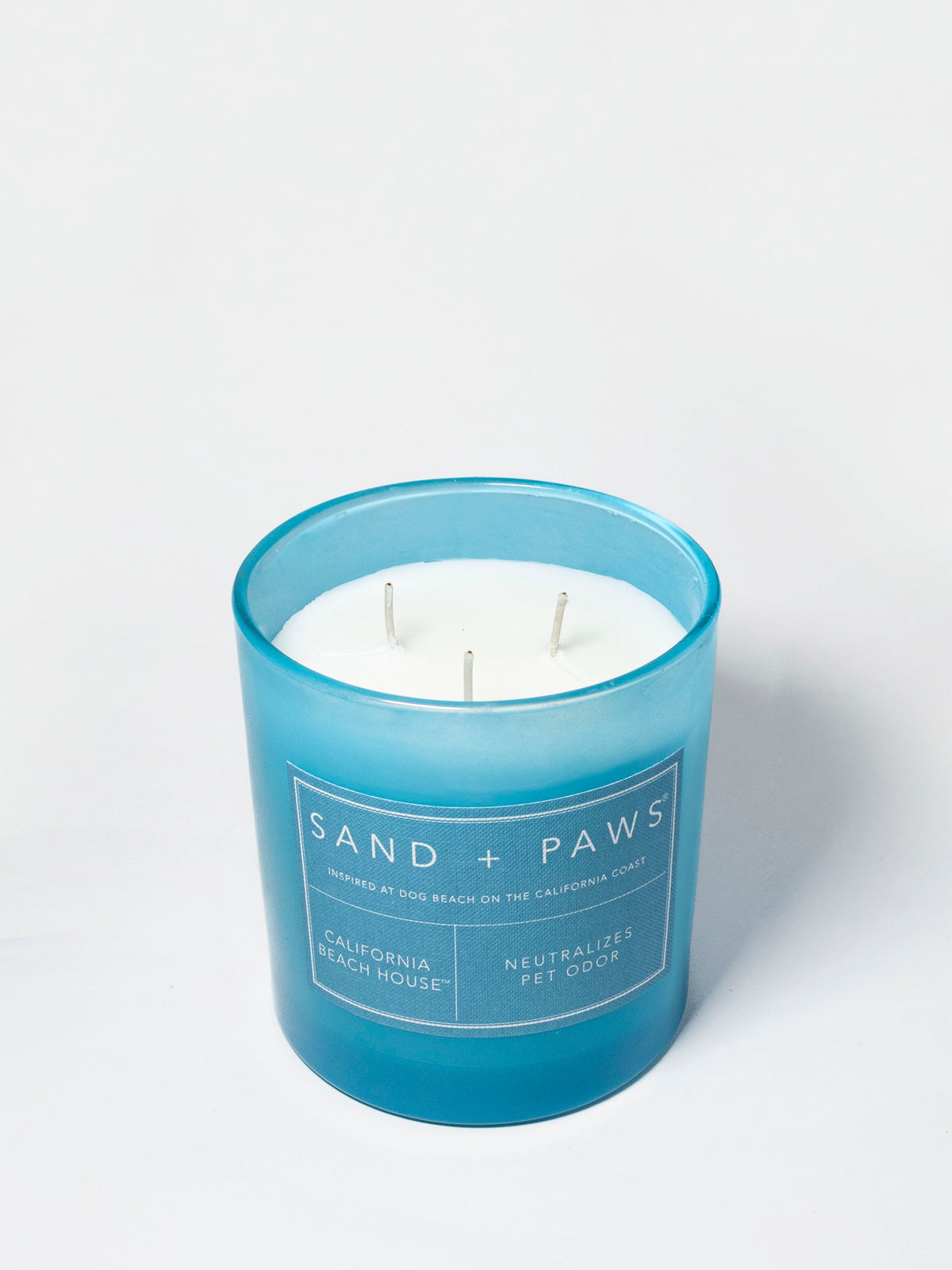 Luxurious Sand + Paws California Beach House 21 oz scented candle