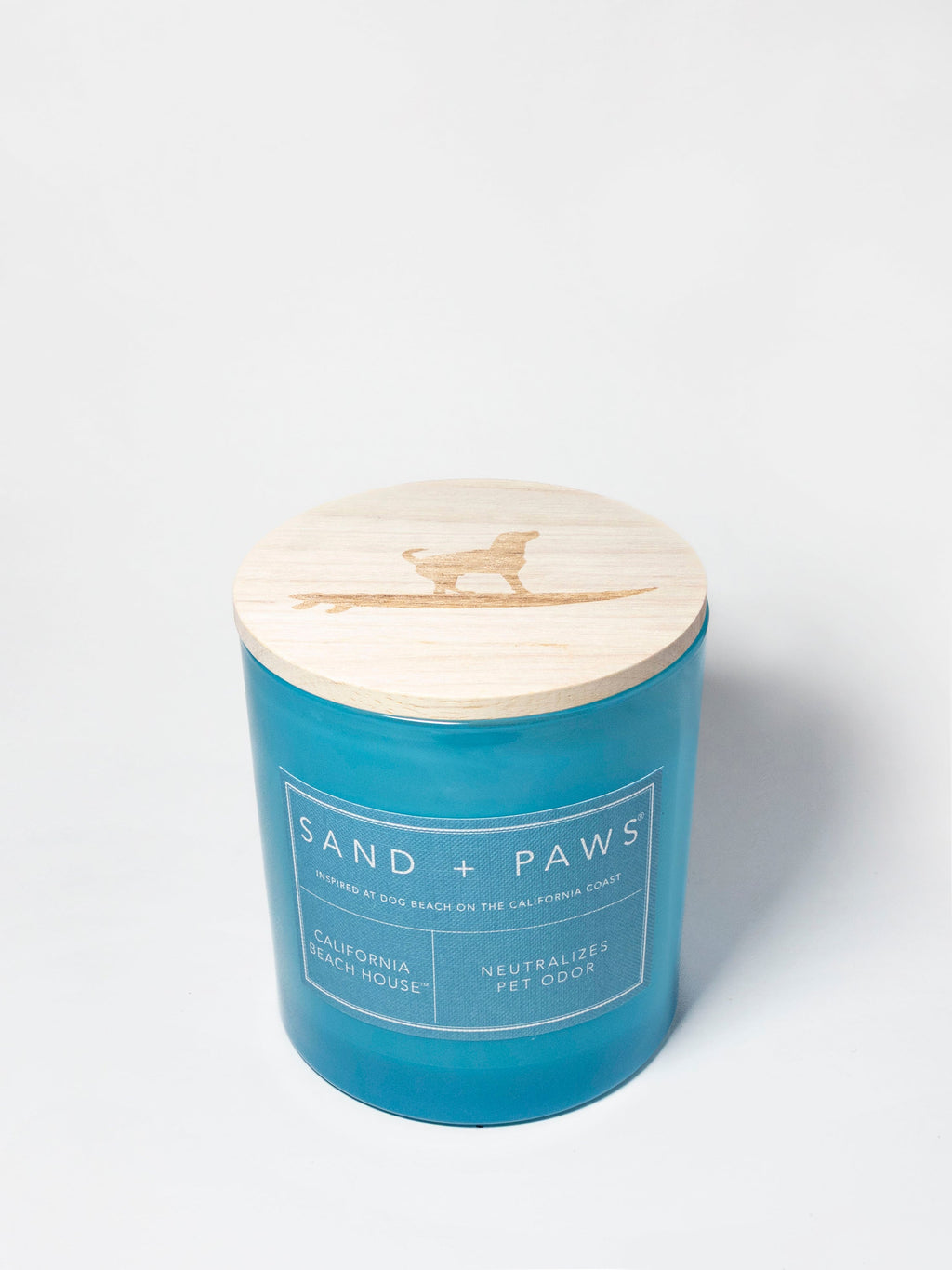Luxurious Sand + Paws California Beach House 21 oz scented candle