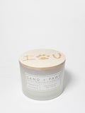 Luxurious Sand + Paws Pineapple Coconut 12 oz scented candle