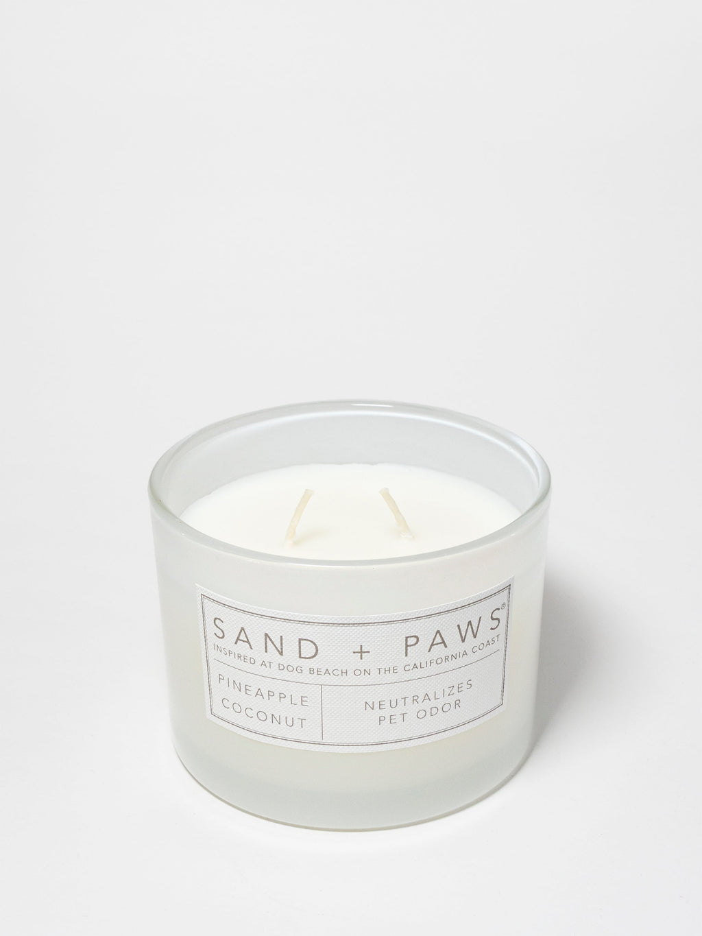 Luxurious Sand + Paws Pineapple Coconut 12 oz scented candle