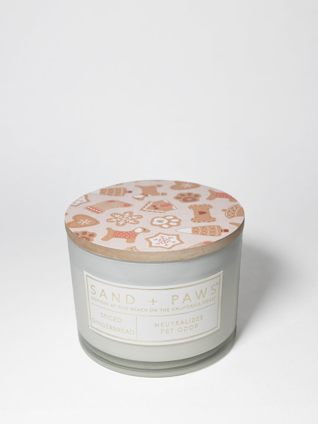 Luxurious Sand + Paws Spiced Gingerbread 12 oz scented candle
