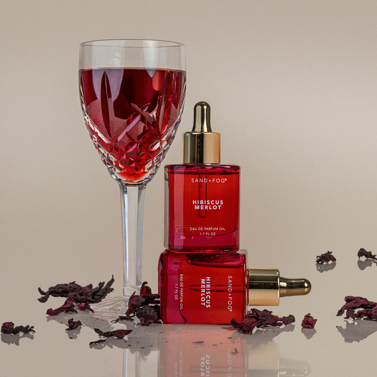 Captivating Hibiscus Merlot 50ml Perfume Oil Dropper